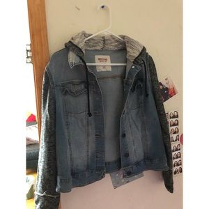 Mossimo Jean Jacket with Hood